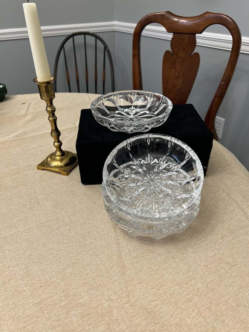 Princess House Regency Crystal 5" Fruit/Dessert Bowls - Set of 4